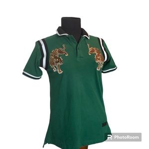 Men’s polo style Cheetah shirt Damati